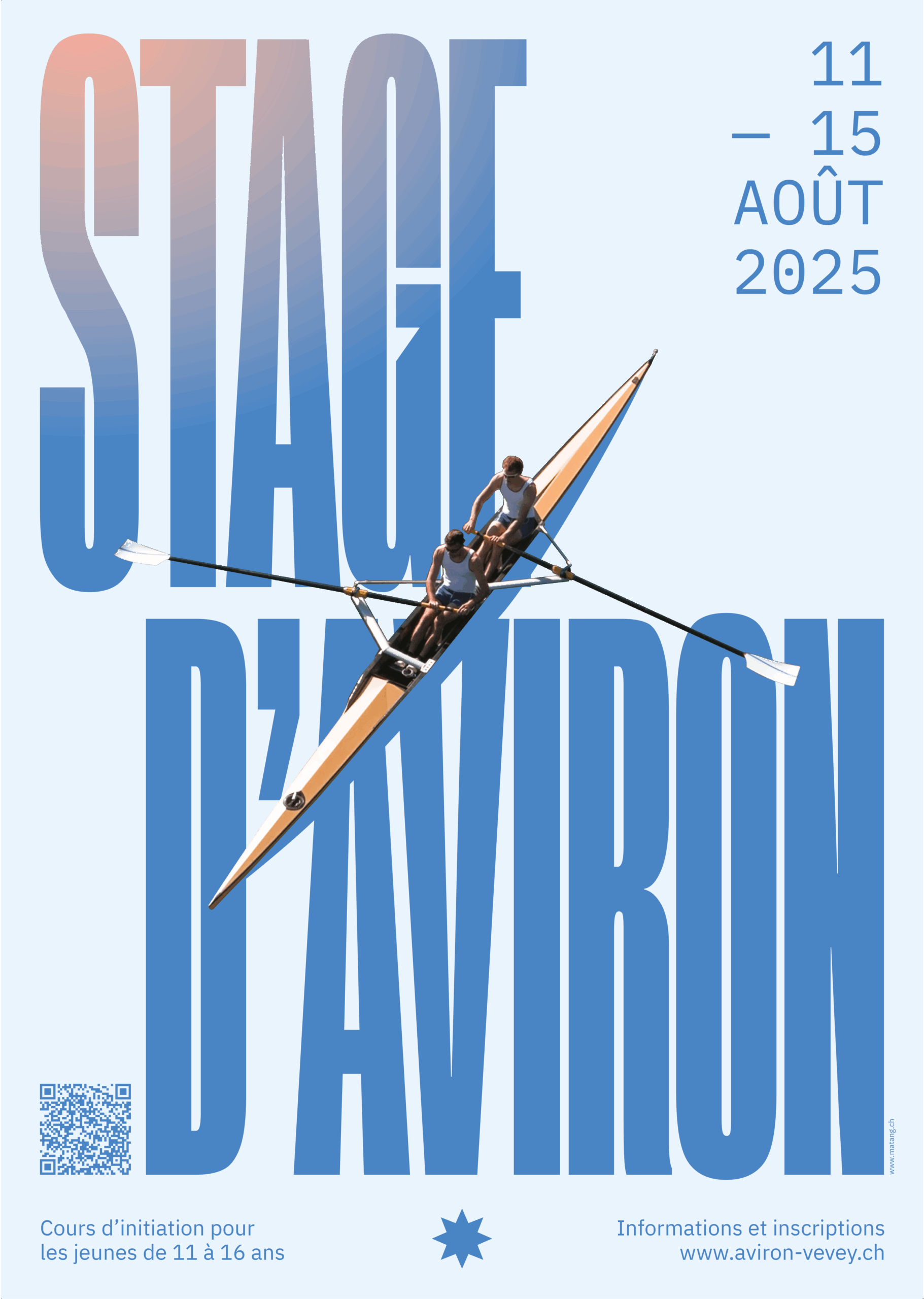 Affiche du stage d'initiation 2025
